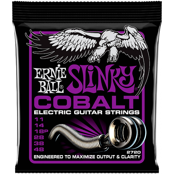 Струны для электрогитары Ernie Ball 2720 Cobalt Power Slinky артикул 291361Si-1