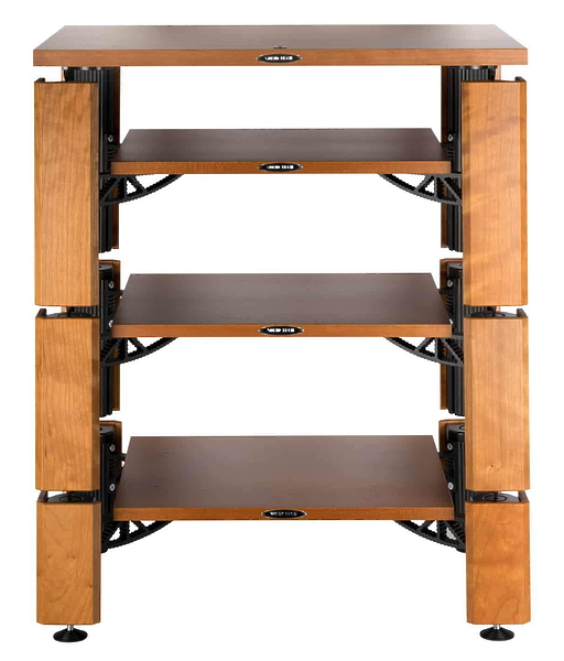 Стойка под Hi-Fi компоненты Solid Tech Hybrid Wood 3 TT (200x275x350 mm) Cherry артикул 251348Si-1