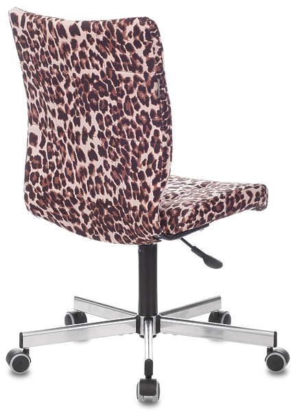 Кресло Бюрократ CH-330M/LEOPARD (Office chair CH-330M leopard Italia LEO cross metal черный) артикул 263393Si-1 фото 5