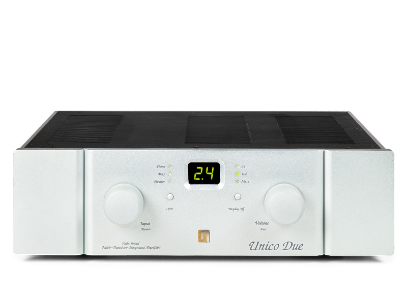 Стереоусилитель Unison Research UNICO Due Silver артикул 192241Si-1 в интернет-магазине «HiFiRussia»