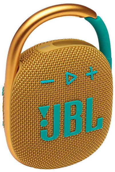 Портативная колонка JBL Clip 4 Yellow (JBLCLIP4YEL) артикул 247532Si-1 в интернет-магазине «HiFiRussia»