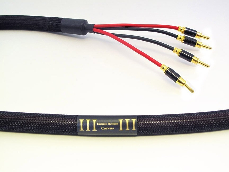 Акустический кабель Purist Audio Design Corvus Bi-Wire 2.5m (banana) Luminist Revision (с компл. spades) артикул 246878Si-1