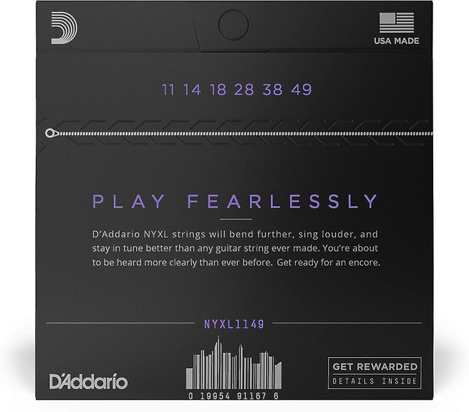 Струны D'Addario NYXL1149 SUPER LIGHT артикул 274165Si-1 фото 3