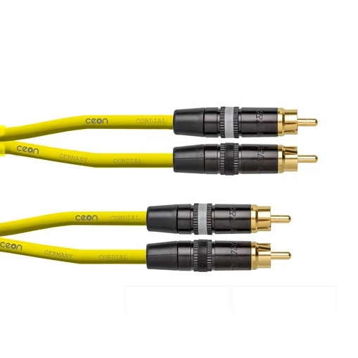 Кабель аудио Cordial CEON DJ RCA 0,6 Y артикул 300523Si-1