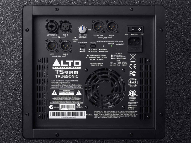 Сабвуфер Alto TS-SUB12 артикул 124071Si-1 фото 4