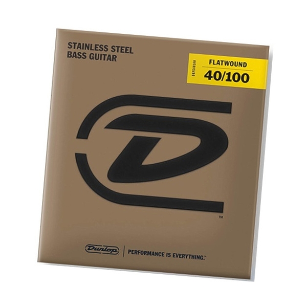 Струны для гитары Dunlop DBFS40120 Stainless Steel Flatwound артикул 279743Si-1