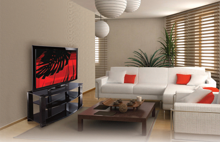 Подставка под телевизор Antall Santana-02 артикул 107708Si-1 фото 5