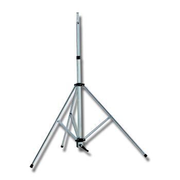 Стойка EuroMet BS/60 Стойка для громкоговорителей до 70кг, с треногой и механизмом для подъема, сталь с гальваническим покрытием. h:1290-2040mm. артикул 125526Si-1