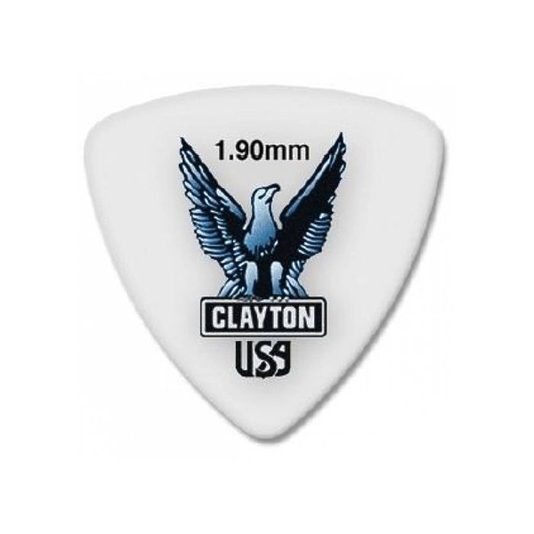 Медиаторы CLAYTON RT190/12 - 1.90 mm ACETAL polymer широкие 12 шт артикул 290645Si-1