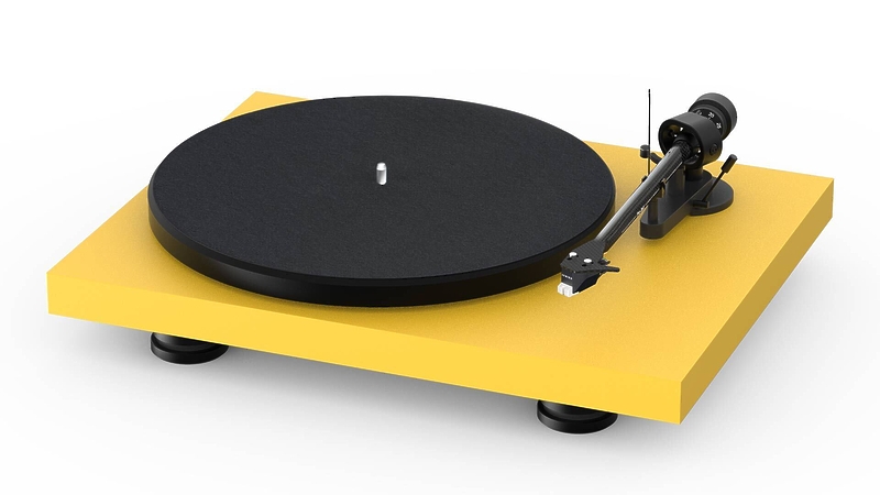 Проигрыватель винила Pro-Ject DEBUT CARBON EVO (2M Red) Satin Yellow артикул 228412Si-1