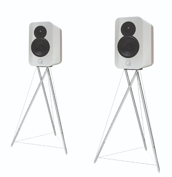 Полочная акустика Q-Acoustics Concept 300 (QA2740) Gloss White & Oak артикул 263654Si-1