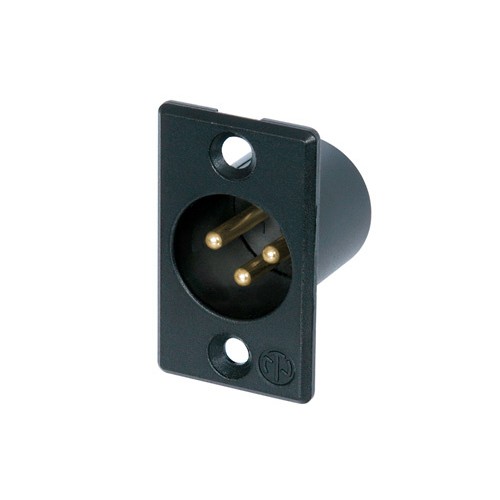 Разъем Neutrik NC3MP-B артикул 283612Si-1
