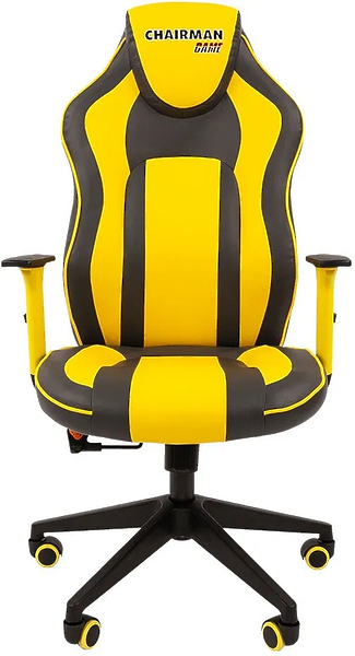 Кресло игровое Chairman game 23 00-07053958 Gray/Yellow артикул 269964Si-1 фото 3