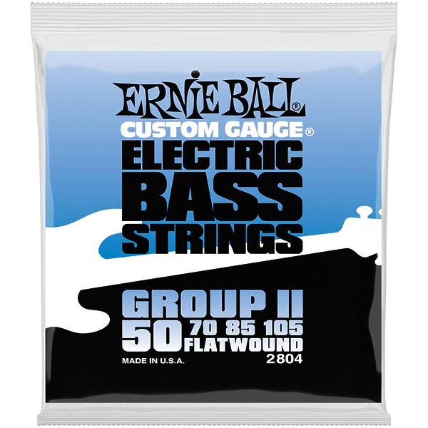 Струны для бас-гитары Ernie Ball 2804 Flatwound Bass Group II артикул 291148Si-1