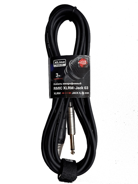 Кабель микрофонный Xline Cables RMIC XLRM-JACK 03 артикул 282532Si-1