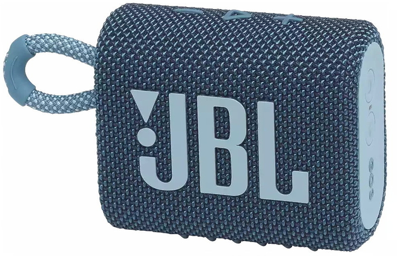 Портативная колонка JBL GO 3 Blue (JBLGO3BLU) артикул 236608Si-1 в интернет-магазине «HiFiRussia»