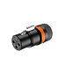 Разъем Roxtone LX3F-Black/Orange