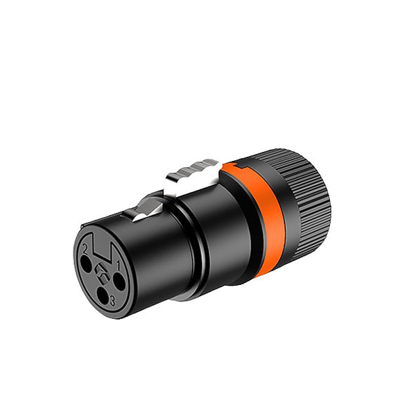 Разъем Roxtone LX3F-Black/Orange артикул 313425Si-1