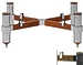 Подставка под Hi-Fi компоненты Solid Tech Rack of Silence 1 Regular Walnut/Black