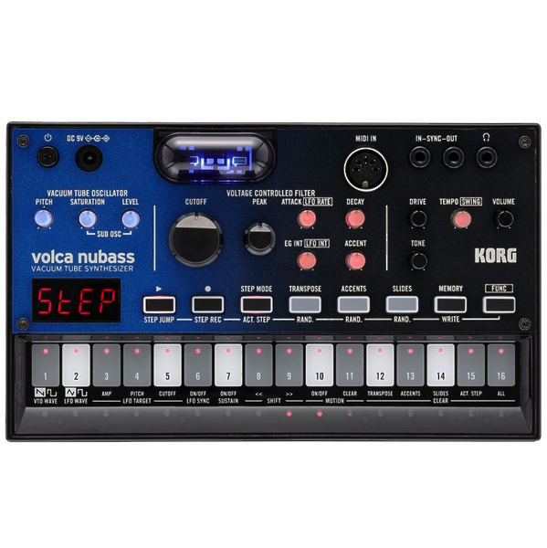 Аналоговая бас-машина KORG volca nubass артикул 216811Si-1