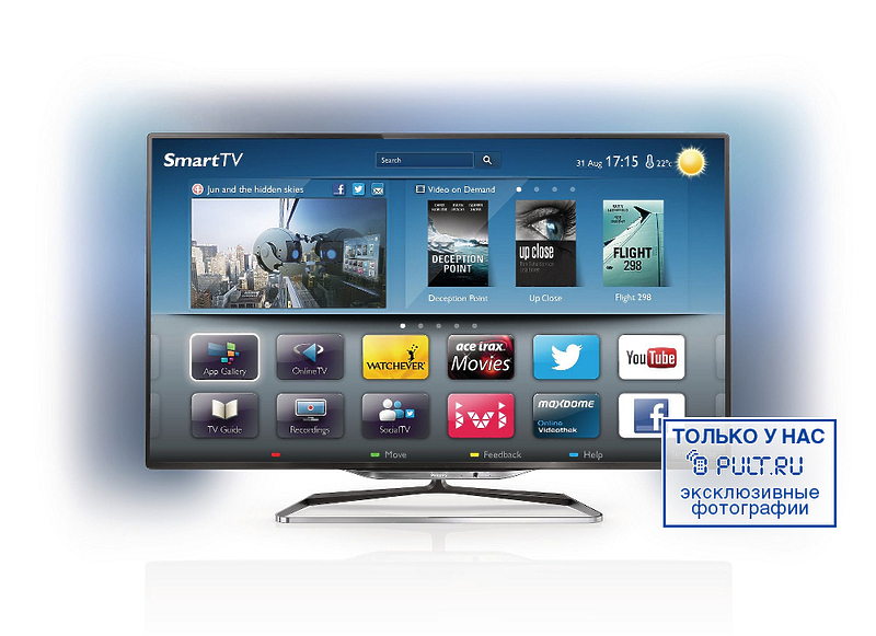 LED телевизор Philips 40PFL8008S/60 артикул 329799FV-1 фото 11