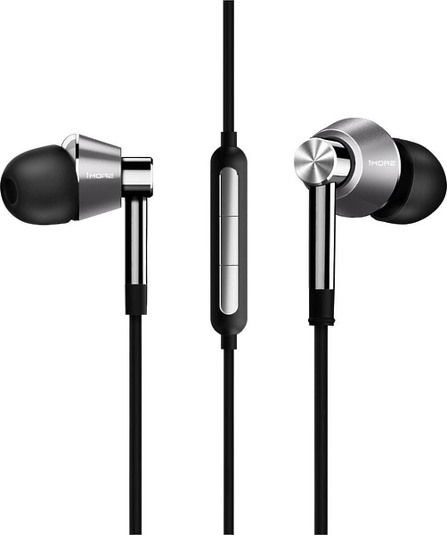 Наушники 1More E1001 Triple Driver In-Ear silver артикул 219657Si-1