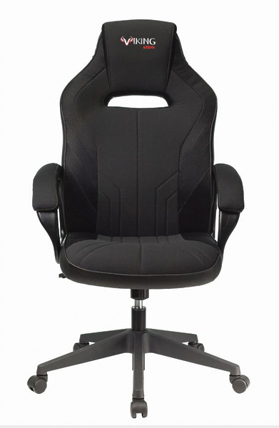 Кресло Zombie VIKING 3 AERO BLACK (Game chair VIKING 3 AERO Edition black textile/eco.leather cross plastic) артикул 263266Si-1 фото 3