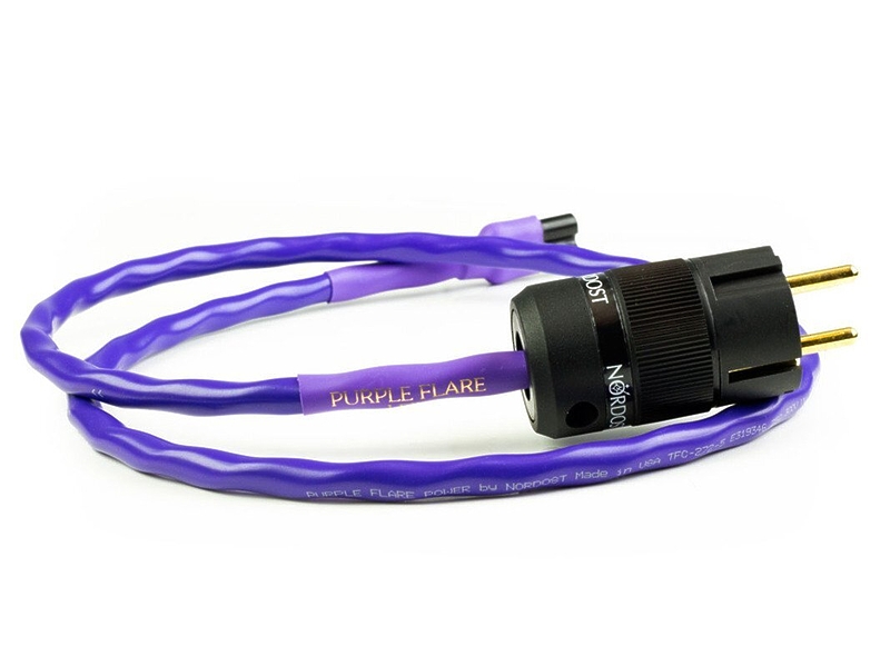 Кабель питания Nordost Purple Flare Power Cord 3.0m (EUR8) артикул 120524Si-1 фото 3