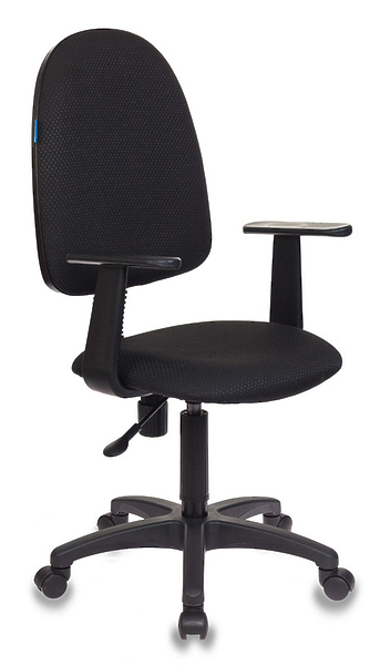 Кресло Бюрократ CH-1300/T-15-21 (Office chair CH-1300 black Престиж+ cross plastic) артикул 263192Si-1