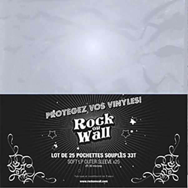 50 X PE 12 INCH CRYSTAL CLEAR OUTER SLEEVE - 80 MICRON - ROCK ON WALL артикул 270111Si-1