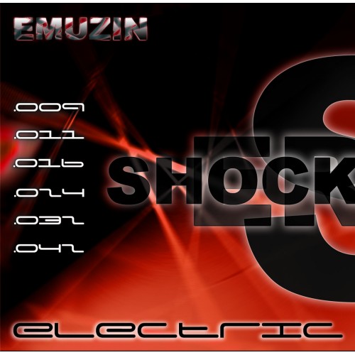 Струны для электрогитары Emuzin Shockers 6SR 9-42 артикул 291293Si-1