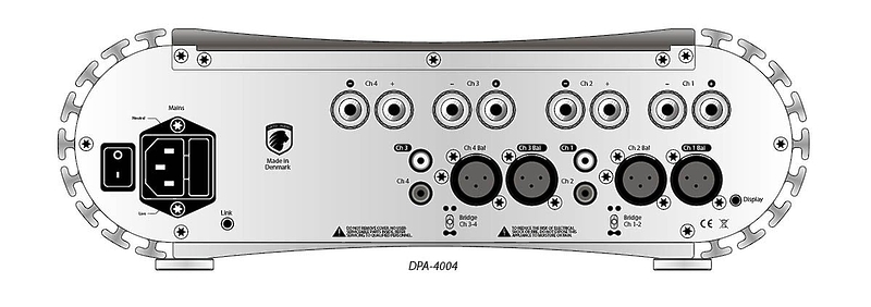 Усилитель мощности Gato Audio DPA-4004 High Gloss Black артикул 112197Si-1 фото 3