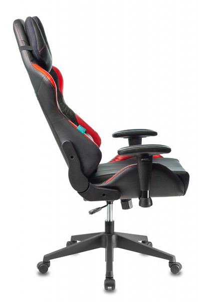 Кресло Zombie VIKING 5 AERO RED (Game chair VIKING 5 AERO black/red eco.leather headrest cross plastic) артикул 263235Si-1 фото 13