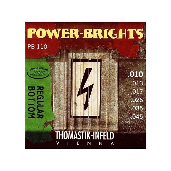 Струны для гитары Thomastik PB110 Power-brights артикул 280143Si-1