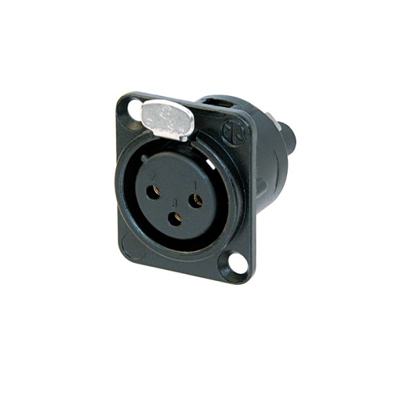 Разъем Neutrik NC3FD-S-1-B артикул 283576Si-1