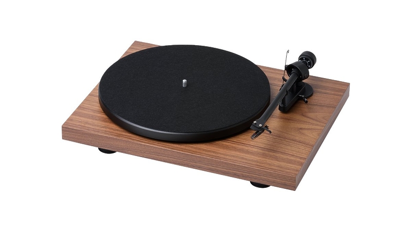 Виниловый проигрыватель Pro-Ject Debut RecordMaster II Walnut Wood OM5e артикул 271464Si-1 в интернет-магазине «HiFiRussia»