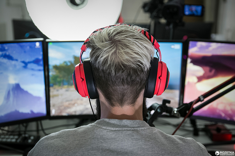 Наушники Razer Kraken Pro V2 Oval, PewDiePie (3,5 мм) (RZ04-02050800-R3M1) артикул 177224Si-1 фото 7