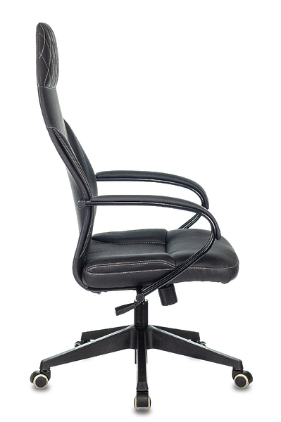 Кресло Бюрократ CH-608/ECO/BLACK (Office chair CH-608/ECO black eco.leather cross plastic) артикул 263392Si-1 фото 5