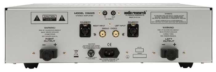 Усилитель мощности Audio Research DS 225 black артикул 112683Si-1 фото 3