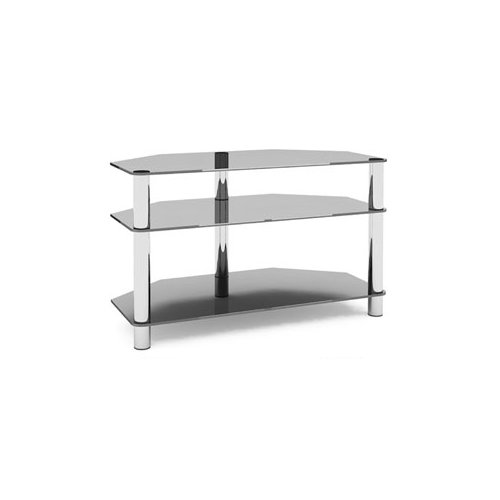 Подставка MD Flatform TV 12 (хром/дымчатое стекло) артикул 116549Si-1