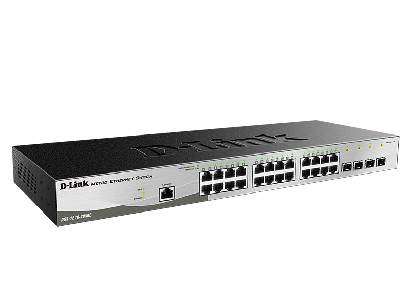 Коммутатор D-Link DGS-1210-28/ME/B2A артикул 303479Si-1 фото 4