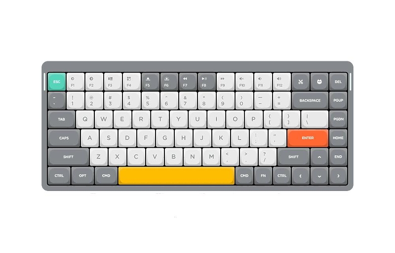 Беспроводная механическая клавиатура Nuphy AIR75 Brown Switch артикул 271058Si-1