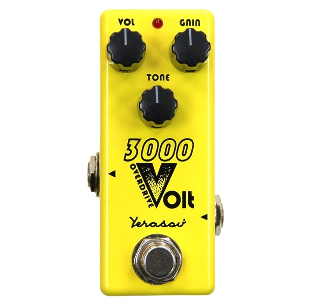 Педаль эффектов YERASOV 3000 Volt mini Overdrive артикул 292837Si-1