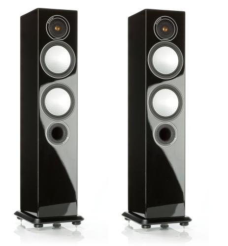 Напольная акустика Monitor Audio Silver 6 high gloss black артикул 101153Si-1