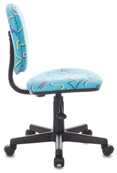 Кресло Бюрократ CH-204NX/STICK-BLUE (Children chair CH-204NX blue Sticks 06 cross plastic) артикул 263297Si-1 фото 4