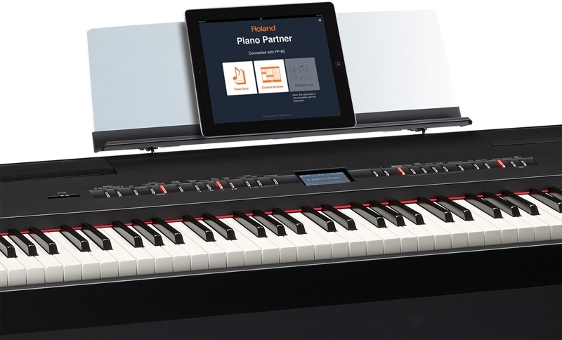 Клавишный инструмент Roland FP-80-BK артикул 136369Si-1 фото 7