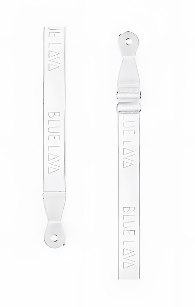 Ремень для гитар LAVA Music Blue Lava Ideal Strap 2 White артикул 288043Si-1