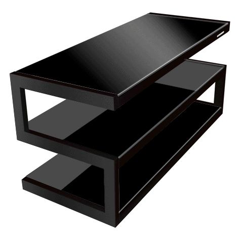 Подставка под телевизор NorStone ESSE black/black артикул 367159FV-1