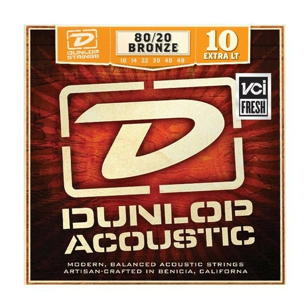 Струны для гитары Dunlop DAB1048 80/20 Bronze артикул 279735Si-1