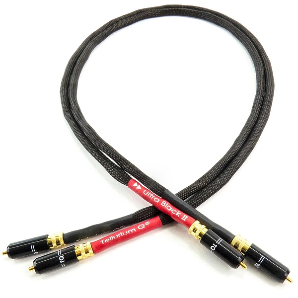 Кабель межблочный аудио Tellurium Q Ultra Black II RCA, 3.0м артикул 222327Si-1